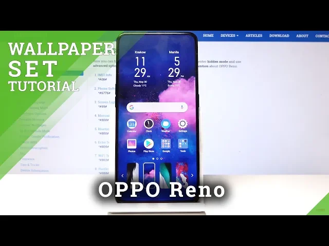 Video thumbnail for How to Change Wallpaper in OPPO Reno - Personalize Home Screen