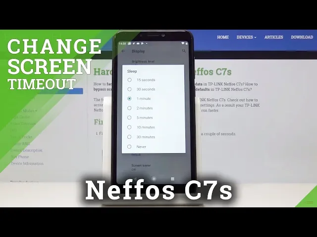 Video thumbnail for How to Change Screen Timeout in TP-LINK Neffos C7s - Display Settings