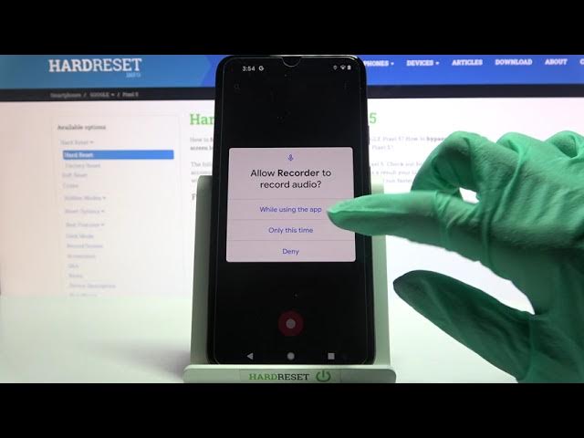 Video thumbnail for How to Record Sounds in GOOGLE Pixel 5 – Activate Sound Recording