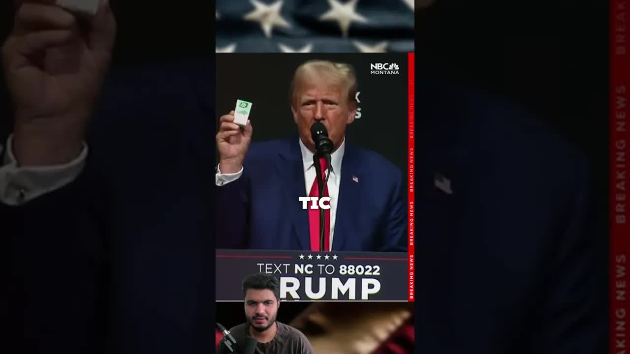 'Video thumbnail for business basics: trump explains inflation using tic tacs'