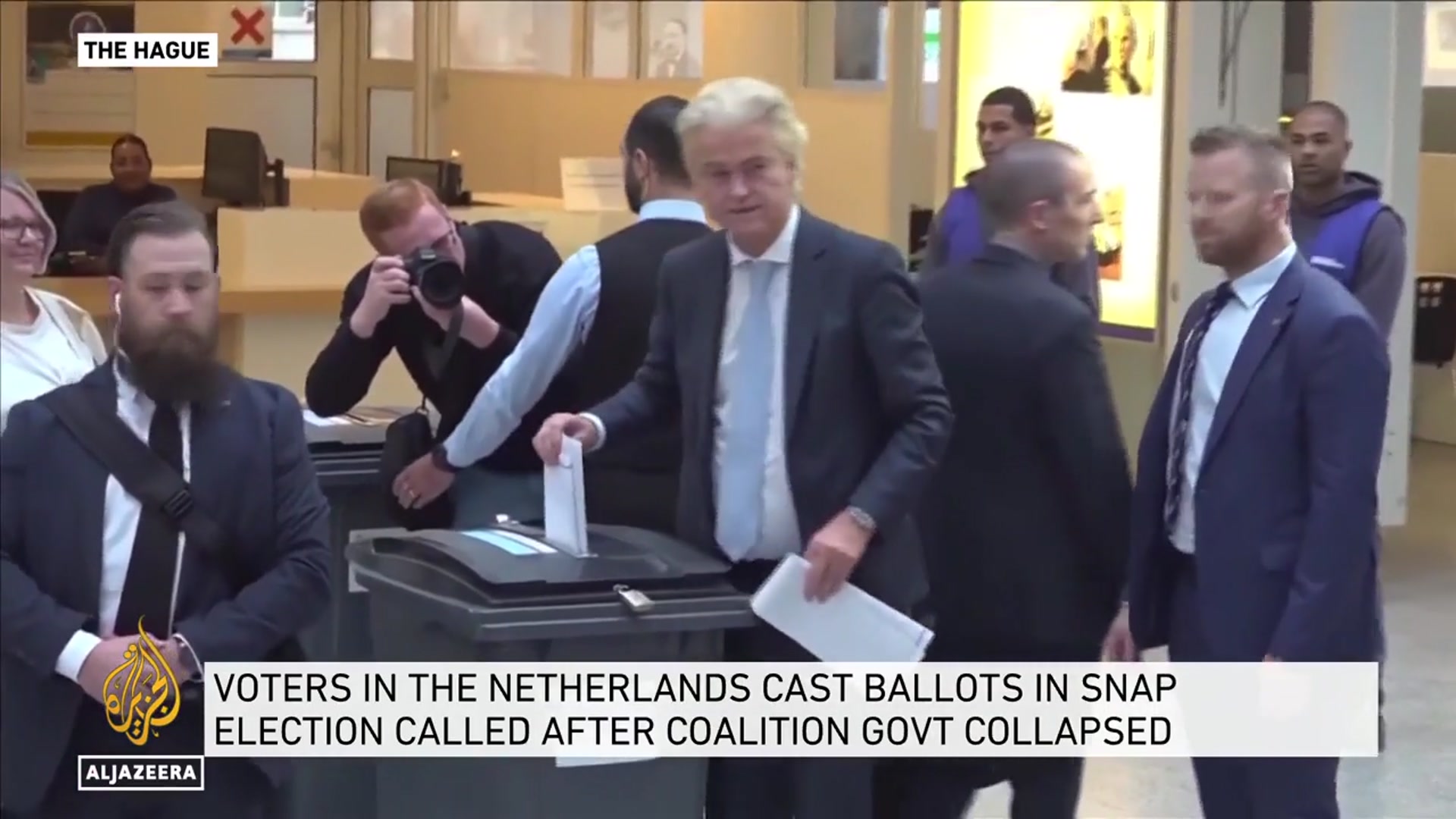 'Video thumbnail for Netherlands elections: Exit polls show the Dutch vote too close to call'
