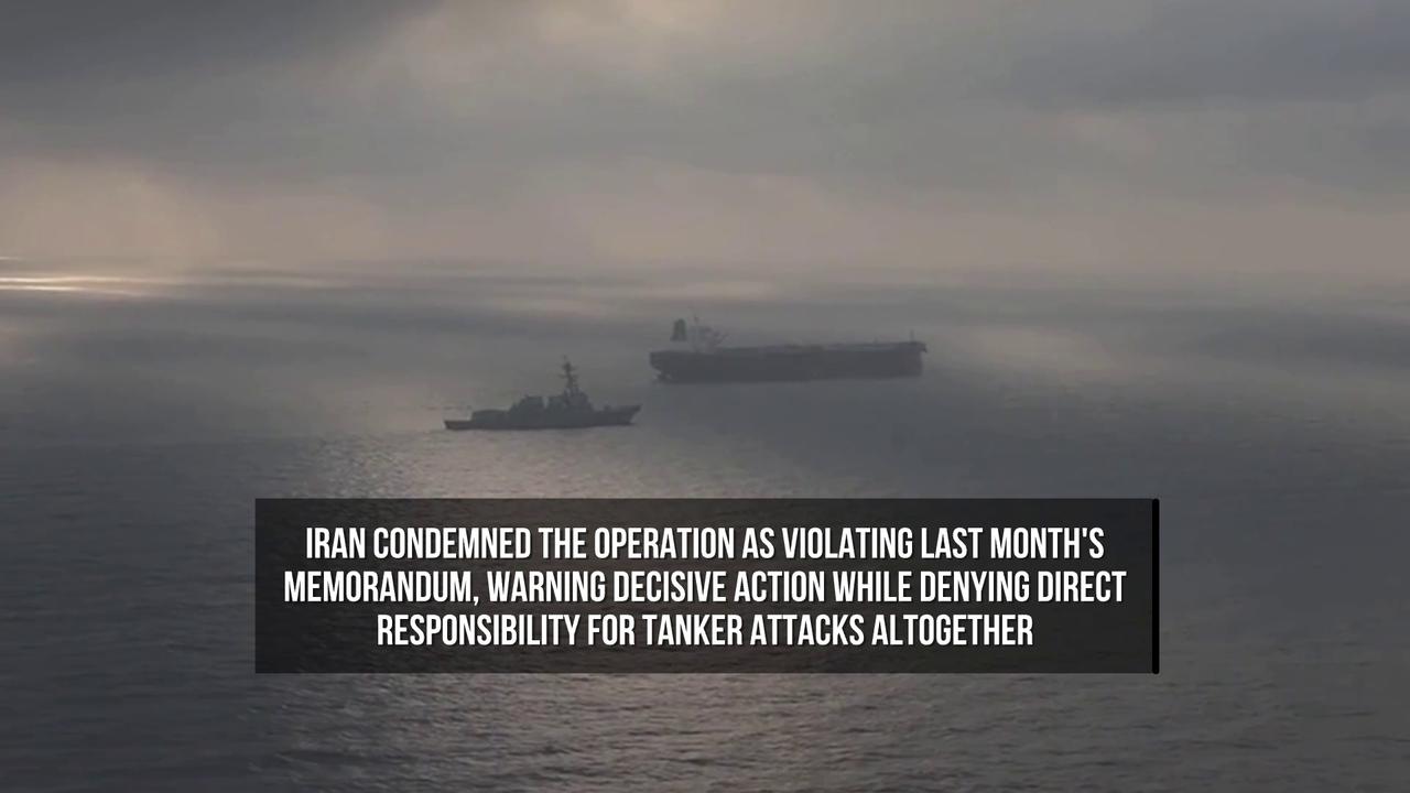 Video thumbnail for U.S. Launches Major Strikes on Iran After Tanker Attacks in Strait of Hormuz.