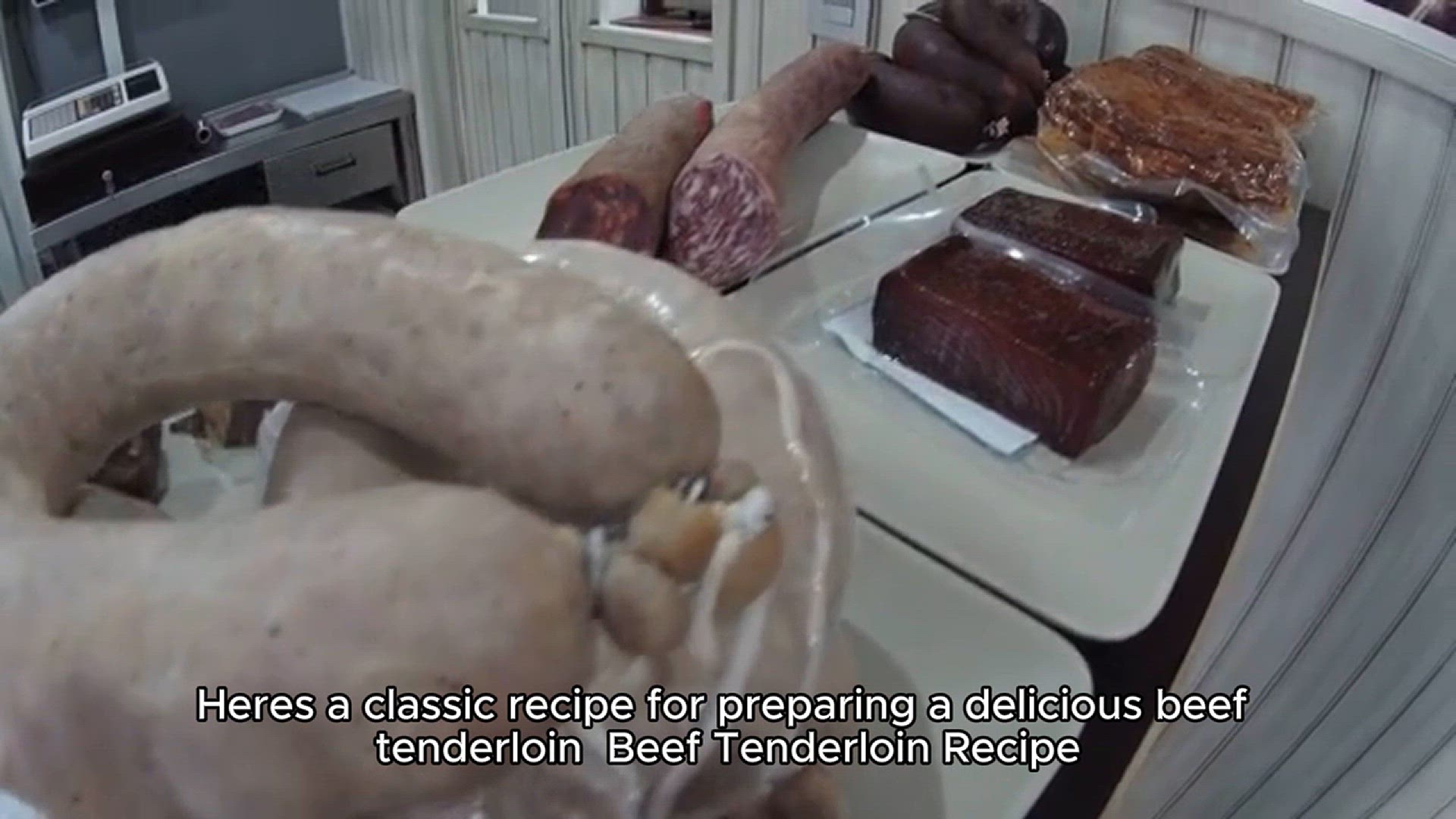 Video thumbnail for beef tenderloin recipe
