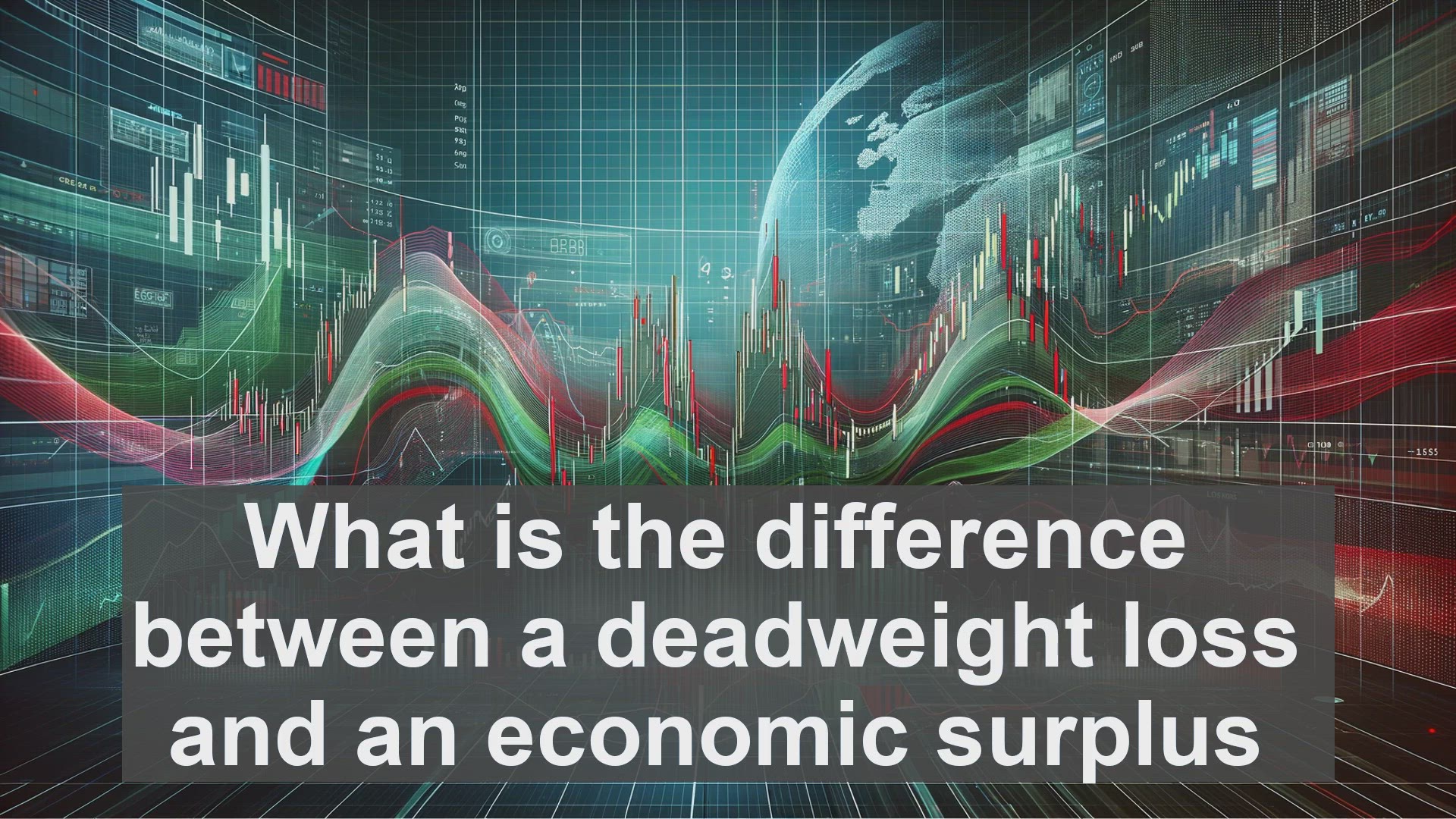 'Video thumbnail for What is the difference between a deadweight loss and an economic surplus?'