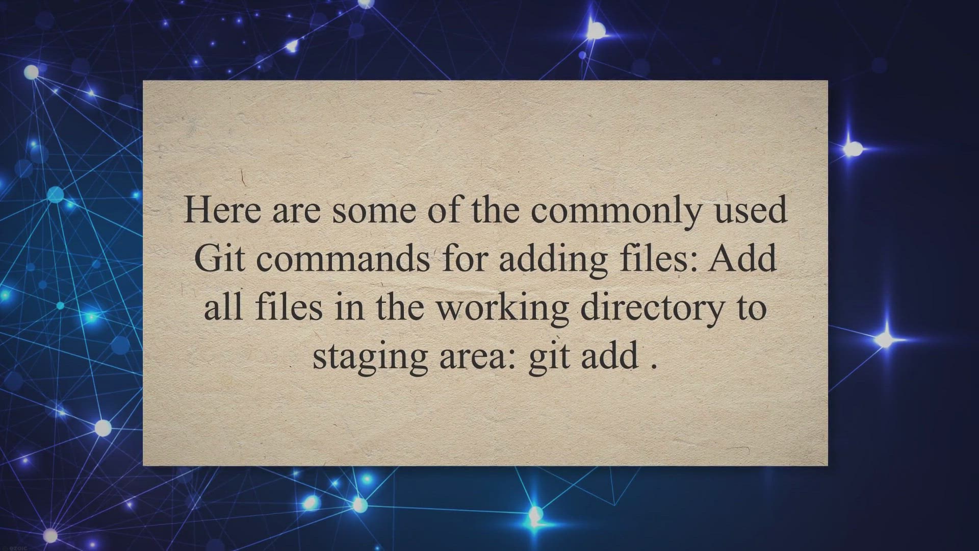 'Video thumbnail for GIT Add Files and Commit Demo'