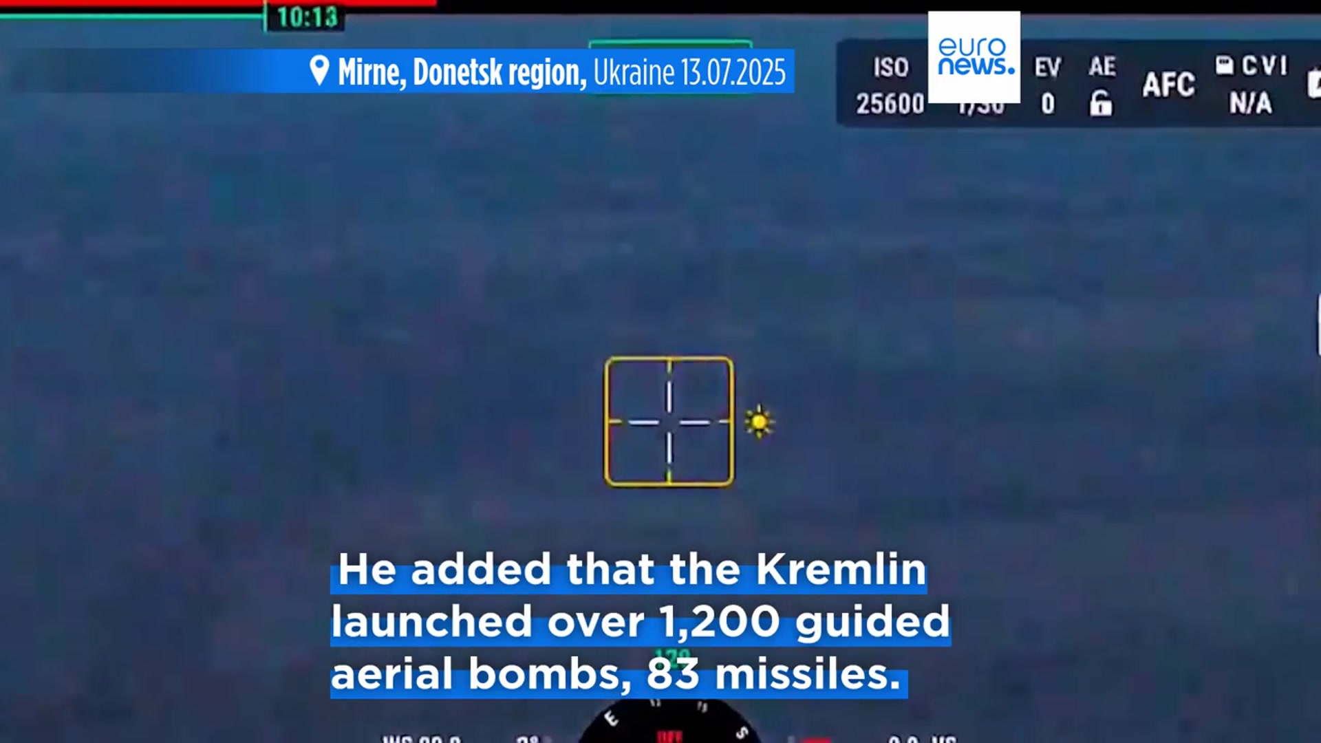 'Video thumbnail for Zelenskyy slams Russia for intensifying their 'terror, intimidation' campaign on Ukraine'