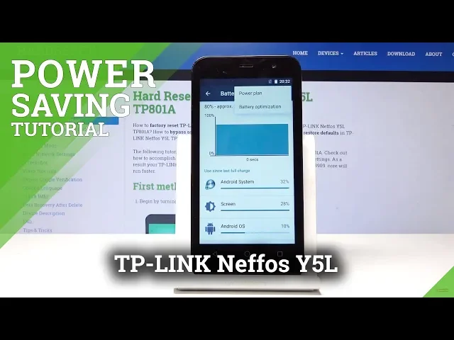 Video thumbnail for Power Saving Mode TP-LINK Neffos Y5L - How to Extend Battery Life