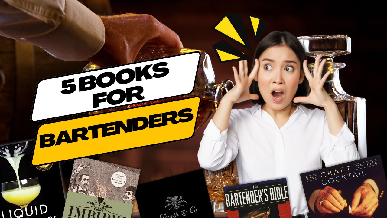 Video thumbnail for The Ultimate Bartender’s Bookshelf #books #bartending #homebartending