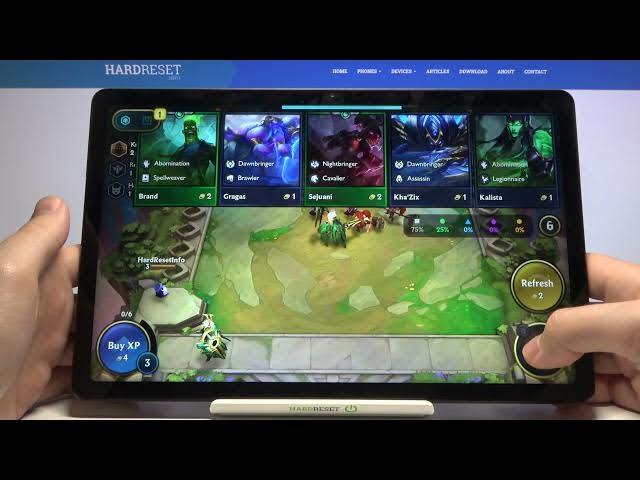 Video thumbnail for TFT Mobile on Lenovo Tab P11 – TeamFight Tactics Gameplay