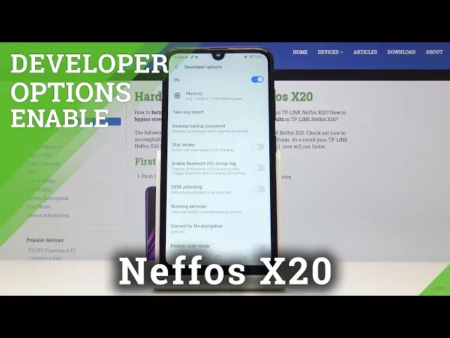 Video thumbnail for How to Unlock Developer Options in TP-LINK Neffos X20 - Developer Features