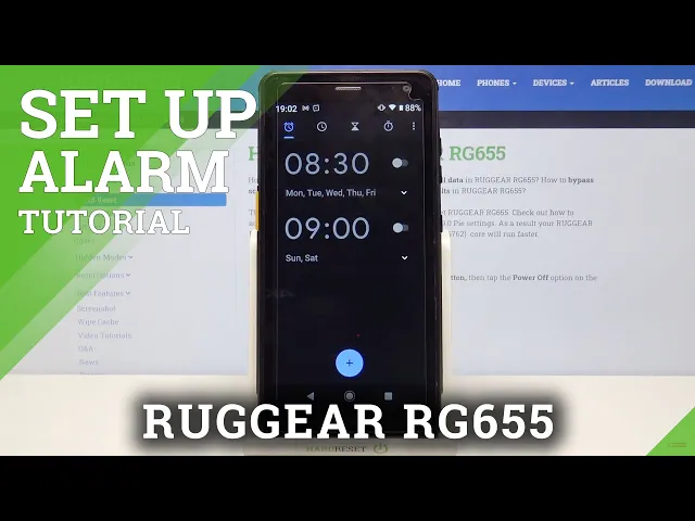 Video thumbnail for RUGGEAR RG655 - How to Add and Set Up Alarm Clock