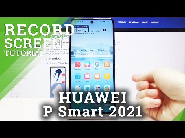 Video thumbnail for How to Record Screen on HUAWEI P Smart 2021 – Catch Screen Actions