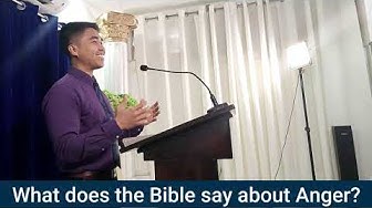 Video thumbnail for What does the Bible say about anger?