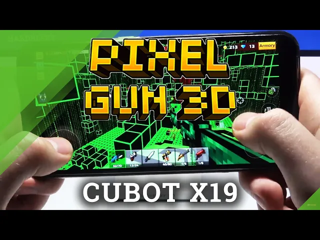 Video thumbnail for Pixel Gun 3D on Cubot X19