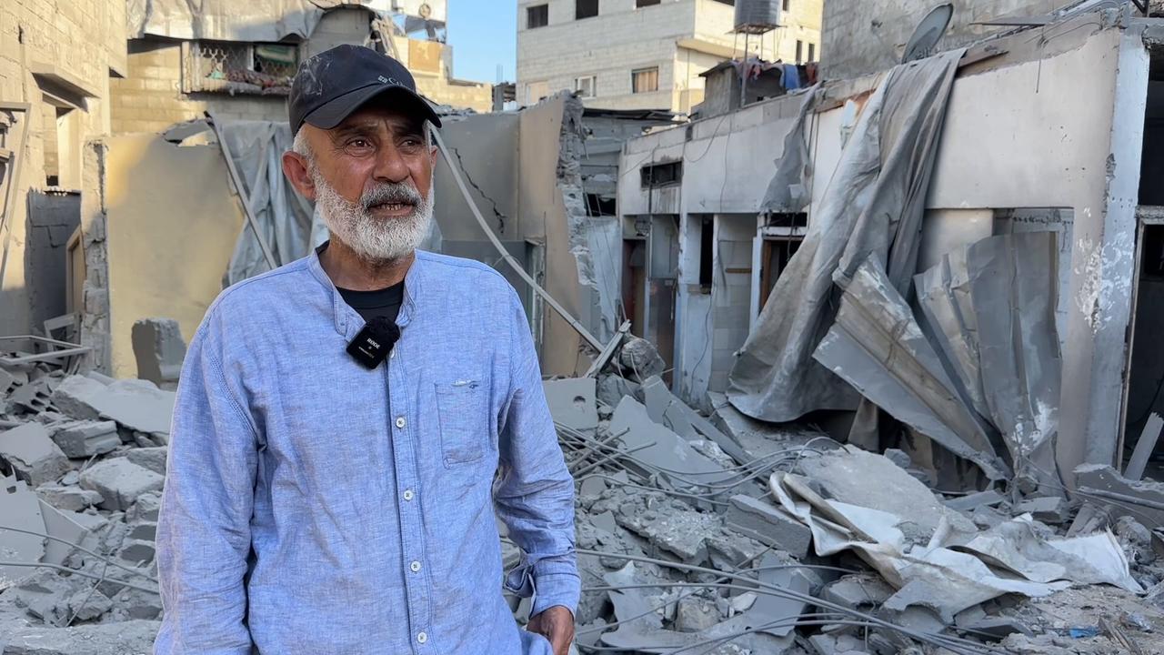 Video thumbnail for Israeli strikes leave heavy destruction in Bureij refugee camp despite ceasefire.