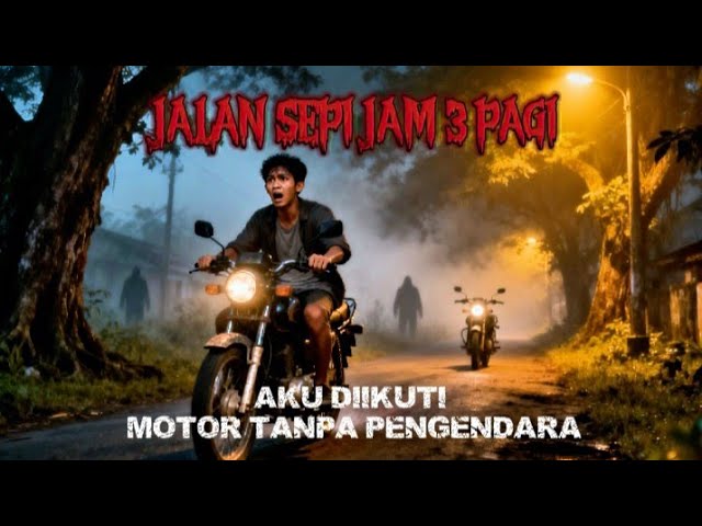 Video thumbnail for Jalan sepi jam 3 pagi!aku diikuti motor tanpa pengendara