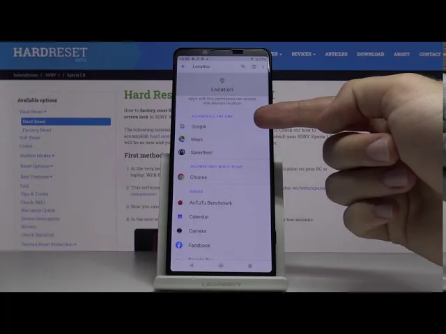 Video thumbnail for How to Enter App Permissions in SONY Xperia II – Find App Permissions Section