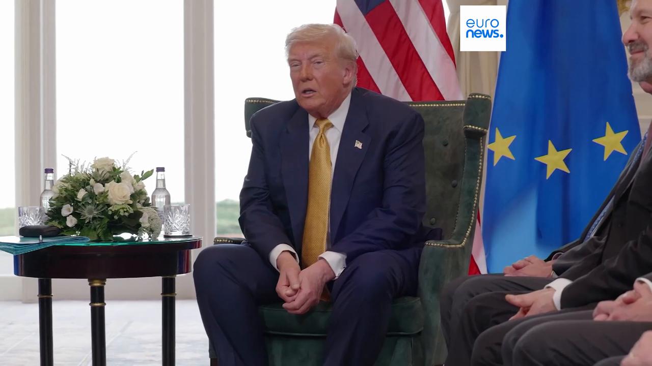 Video thumbnail for EU demands Trump to deliver on trade pledges after tariffs blocked