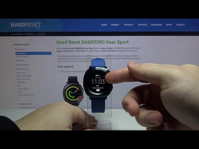 Video thumbnail for How to Activate Power Saving Mode in SAMSUNG Gear Sport – Battery Saver