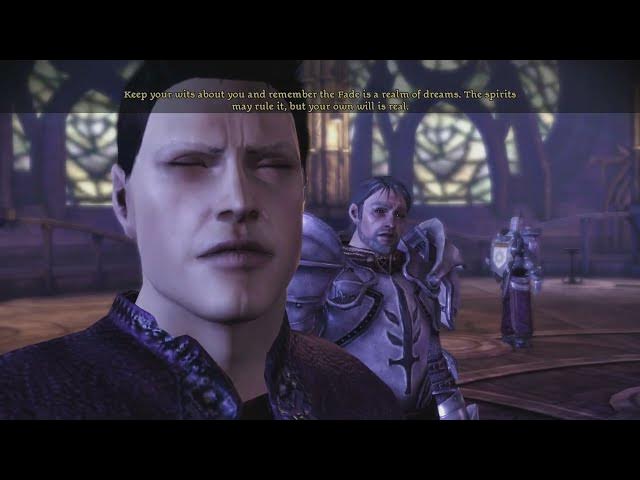 Video thumbnail for Dragon Age: Origins - Magi Origin: Mage, Templar Meeting Cutscene | Apprentice Enters The Harrowing