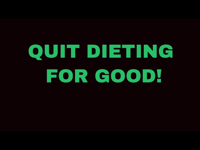 Video thumbnail for How To Stop Yo-Yo Dieting And Lose Weight For Good