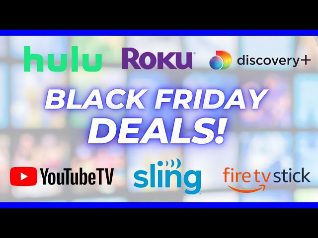 Video thumbnail for Best Black Friday Streaming Deals 2021: YouTube TV, Hulu, Philo, Discovery+, Roku, Amazon & More!