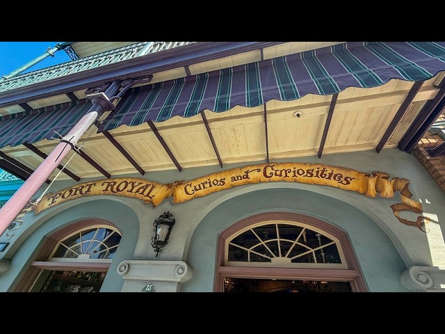 Video thumbnail for Port Royal Curios and Curiosities Reopens at Disneyland in New Orleans Square 4K