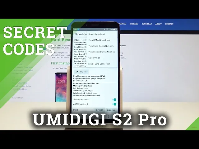 Video thumbnail for CODES UMIDIGI S2 Pro - Secret Menu / Hidden Mode / Advanced Options
