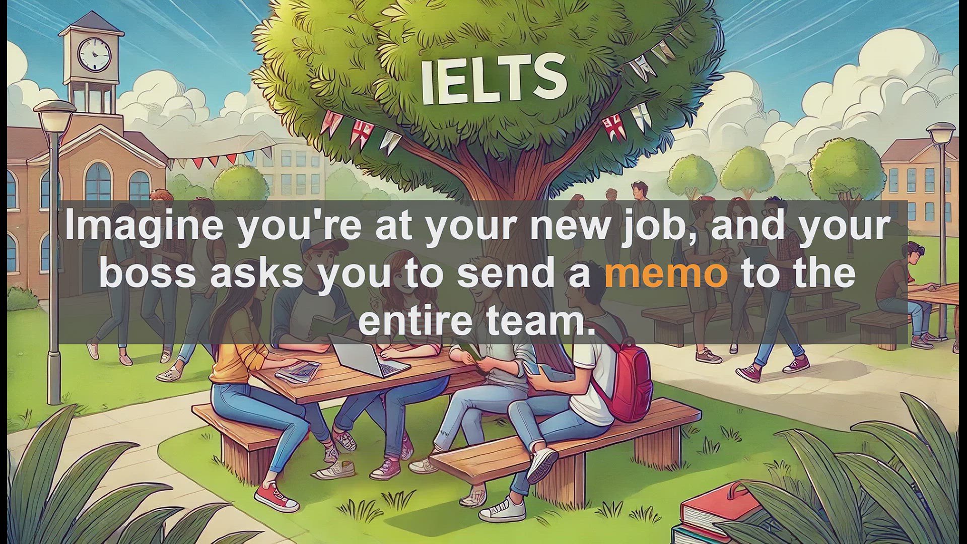 'Video thumbnail for 2500 Must Know IELTS 6.5 Vocabulary - What is a Memo? Essential Business Term for IELTS and Work'