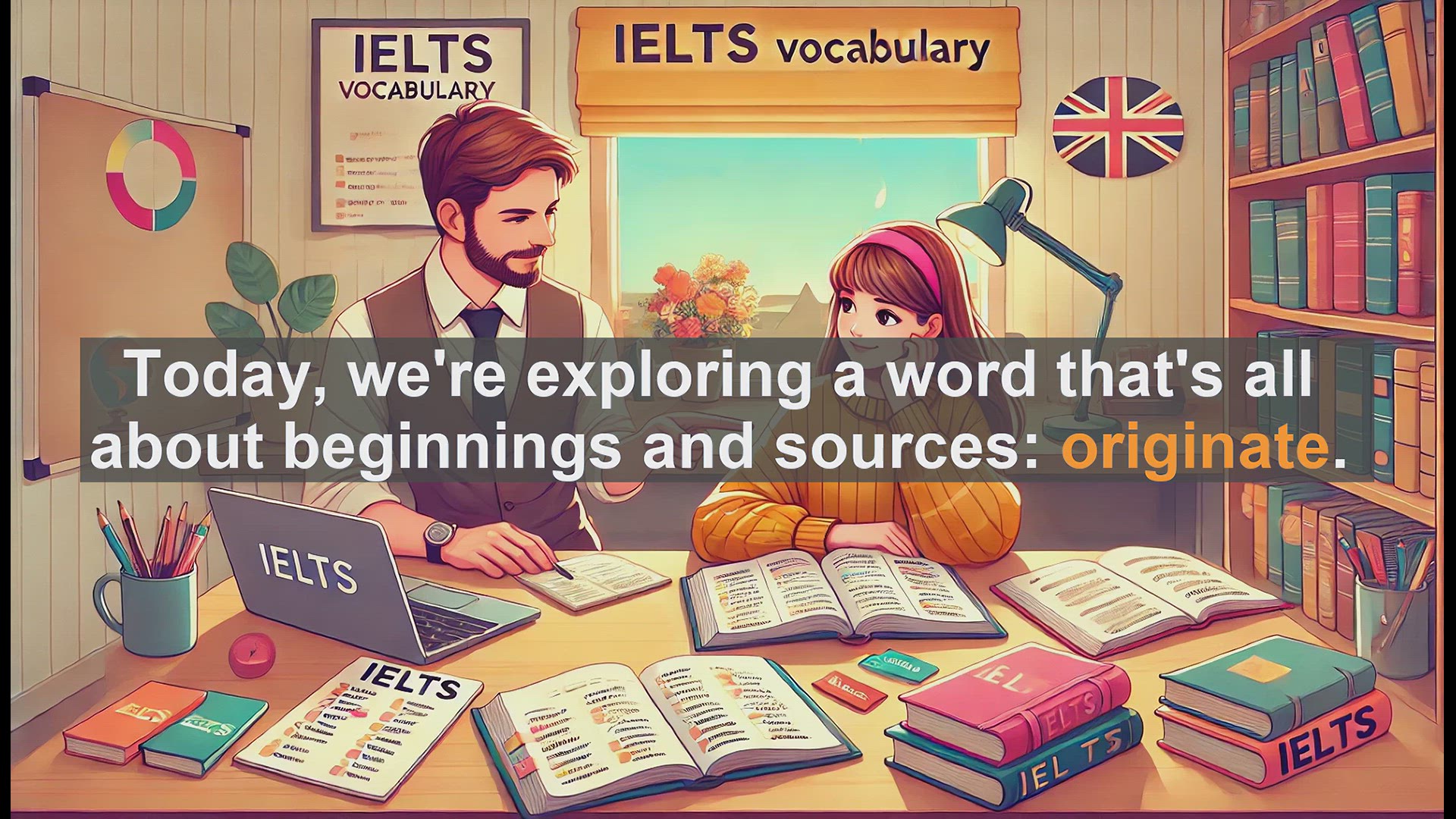 'Video thumbnail for 2500 Must Know IELTS 6.5 Vocabulary - Exploring 'Originate': A Key Word for IELTS Success'