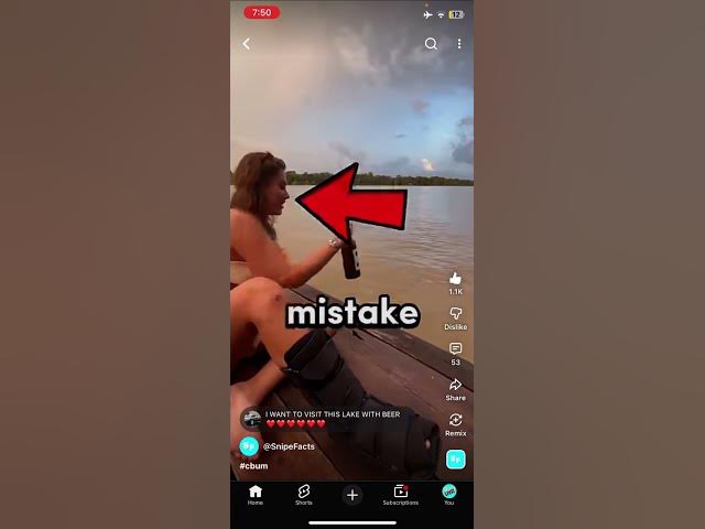 Video thumbnail for Beer in water #foryou #hilariousfails #youtubeshorts