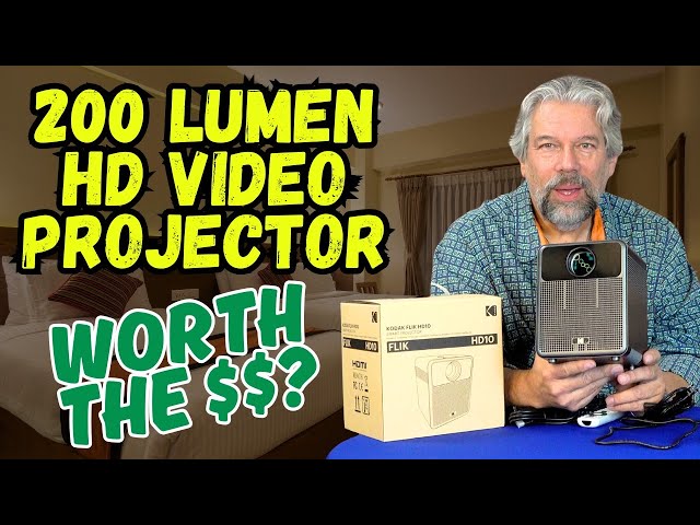 Video thumbnail for Pros and Cons of the Kodak FLIK HD10 AndroidTV Video Projector