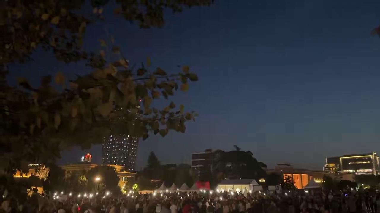 Video thumbnail for Albania: Thousands March in Tirana Against Kushner-Linked Resort in Protected Wetland.