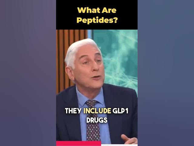 Video thumbnail for Dr. Jon LaPook explains very simply What Are Peptides.