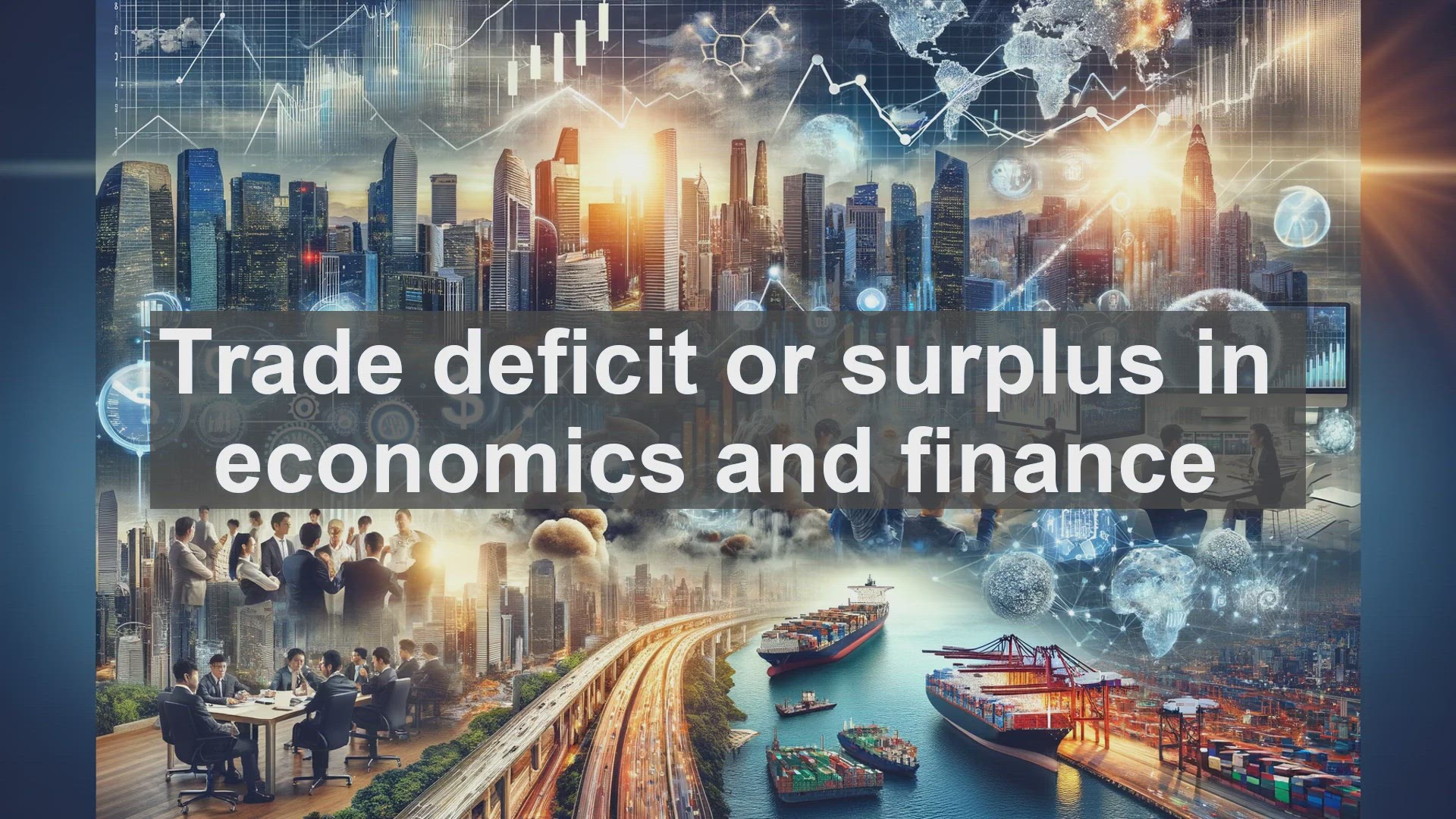 'Video thumbnail for Trade deficit or surplus in economics and finance'