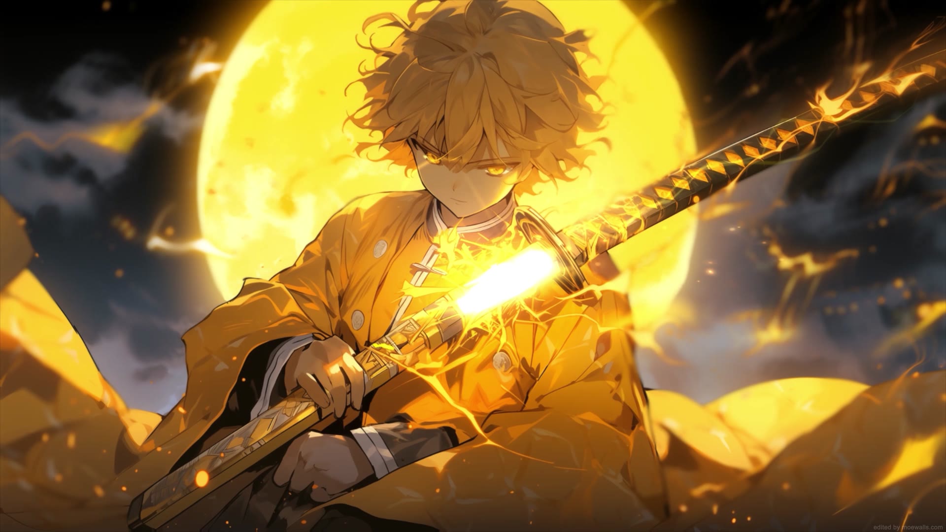 Video thumbnail for Zenitsu Moonlight Thunder Kimetsu No Yaiba