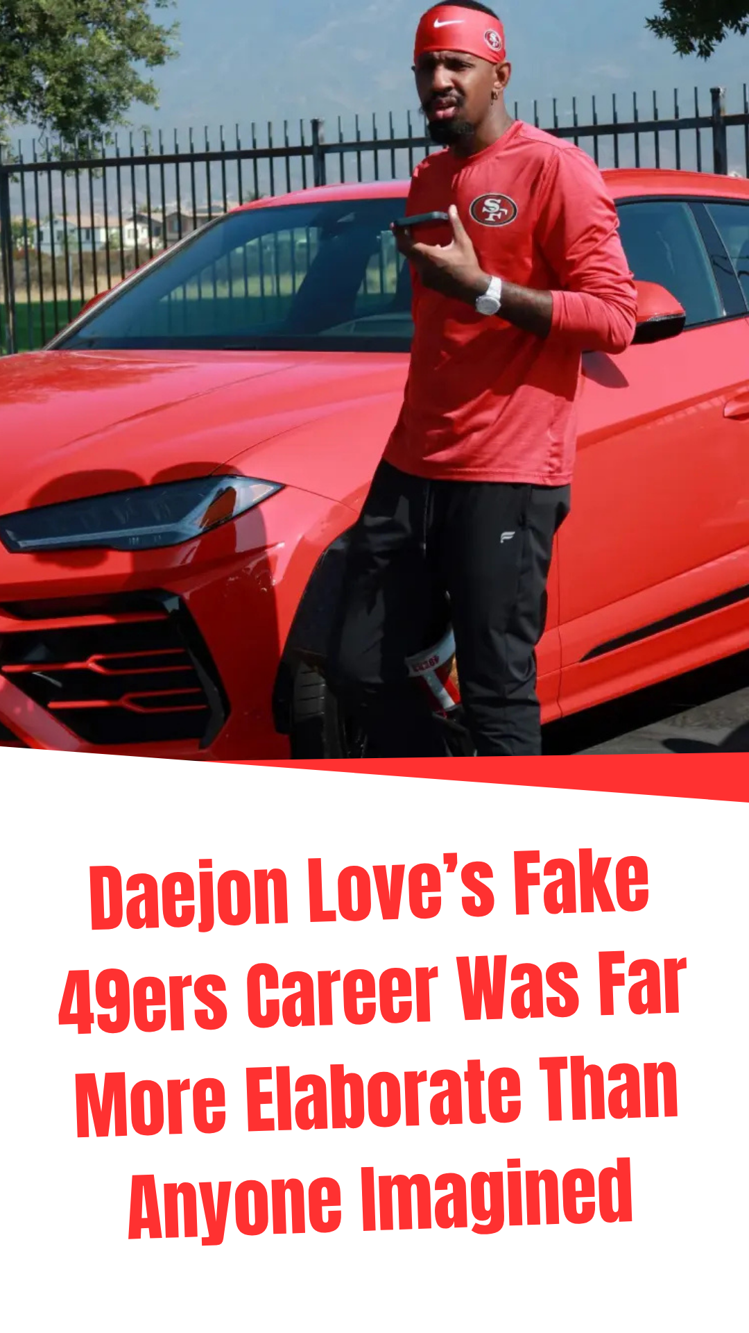 Video thumbnail for Daejon Love’s Fake 49ers Career Was Far More Elaborate Than Anyone Imagined