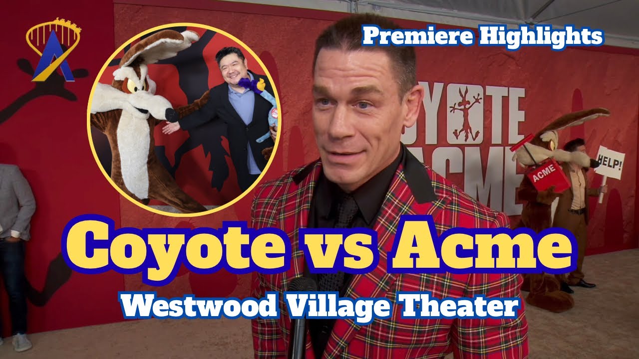 Video thumbnail for HIGHLIGHTS John Cena and Eric Bauza at the Coyote vs Acme LA Premiere!