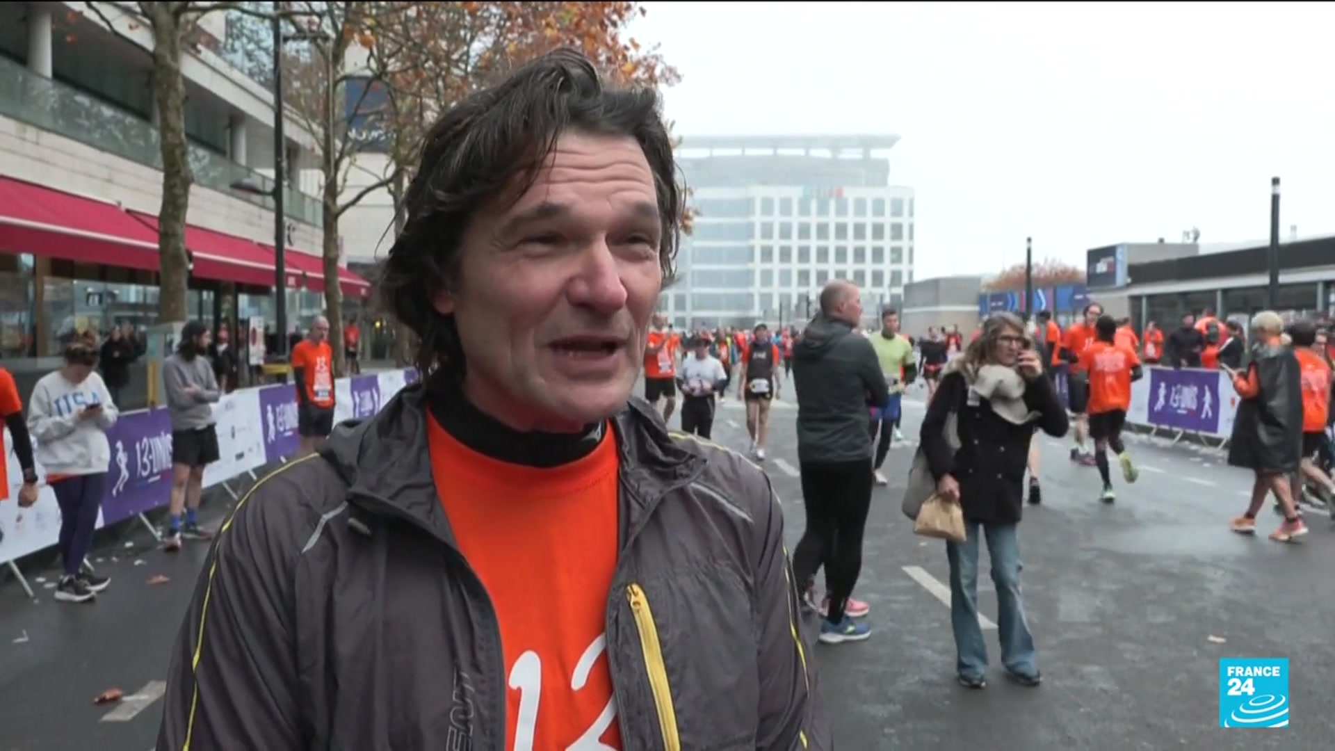 'Video thumbnail for France marks ten years since its worst terrorist attack with solidarity race'