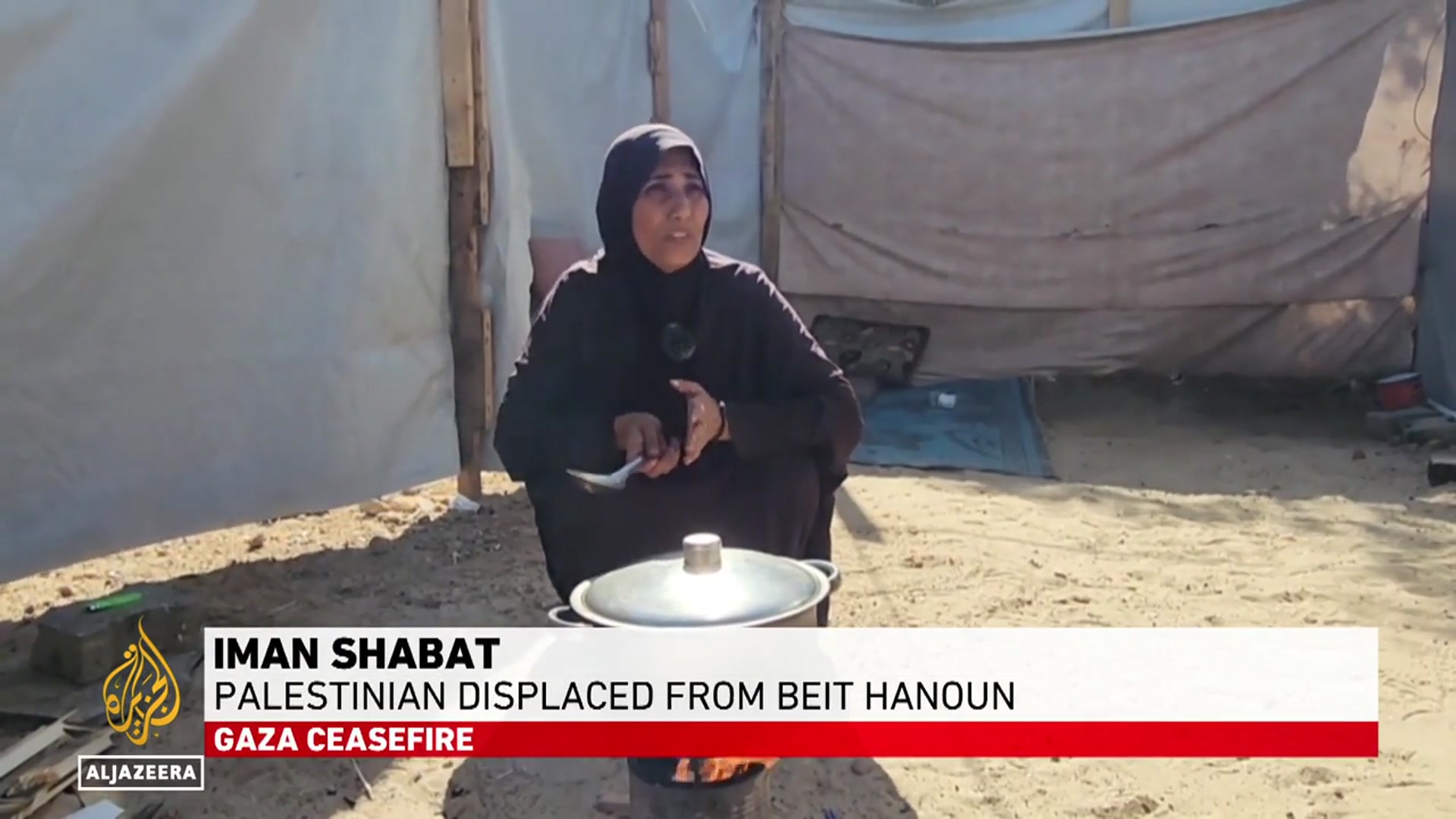 'Video thumbnail for Palestinians in Gaza burn wood, plastic to cook as Israeli blockade limits gas supply'