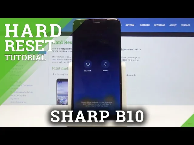 Video thumbnail for HARD RESET SHARP B10 - Bypass Lock Screen / Wipe Data