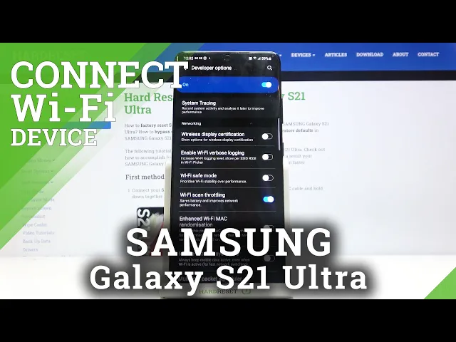 Video thumbnail for Wi-Fi Safe Mode in SAMSUNG Galaxy S21 Ultra – Prioritize Wi-Fi Stability