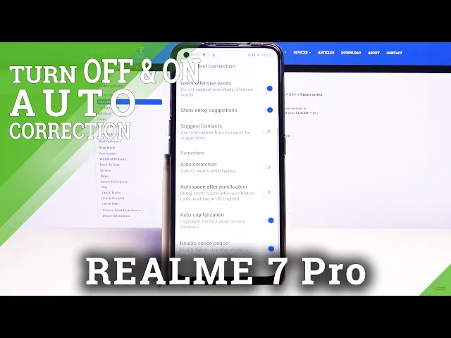 Video thumbnail for How to Manage Autocorrection in REALME 7 Pro – Find Autocorrection Options