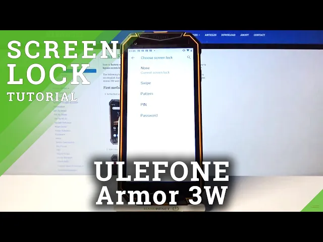 Video thumbnail for ULEFONE Armor 3W and Lock Method - Customize Security Settings