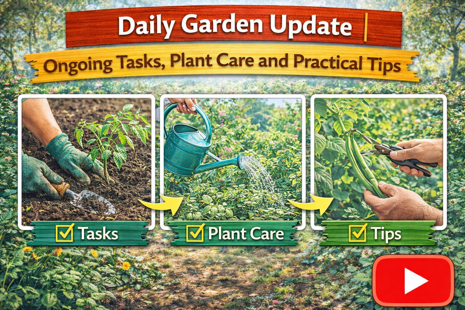 Video thumbnail for Daily Garden Update | Ongoing Tasks, Plant Care and Practical Tips