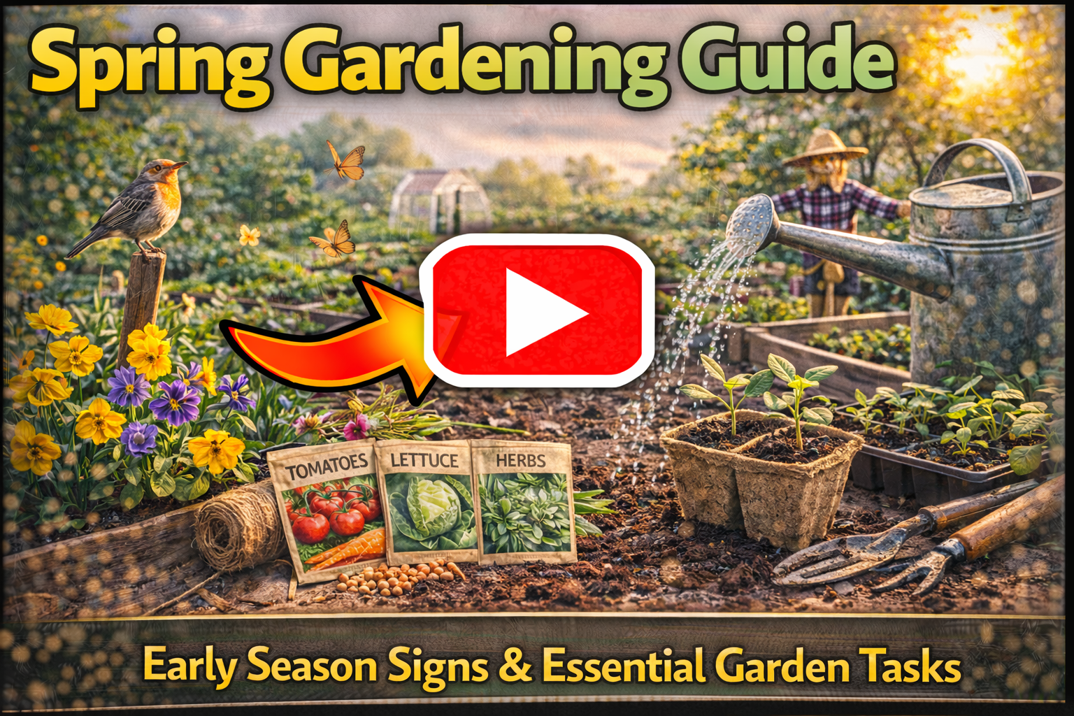 Video thumbnail for Spring Gardening Guide | Early Season Signs & Essential Garden Tasks
