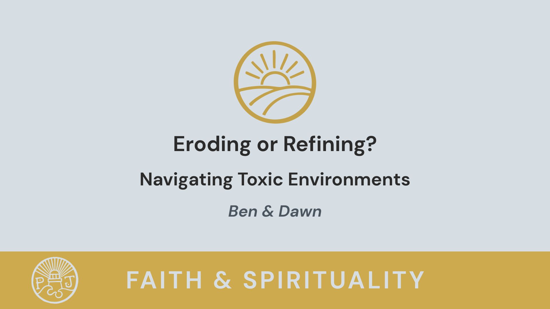Video thumbnail for Eroding or Refining? | Navigating Toxic Environments