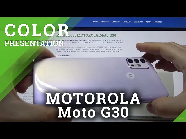 Video thumbnail for Check Real Color - Pastel Color Presentation of MOTOROLA Moto G30