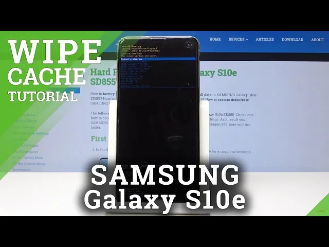 Video thumbnail for How to Wipe Cache in SAMSUNG Galaxy S10e – Reset Cache Partition / Delete Cache Files