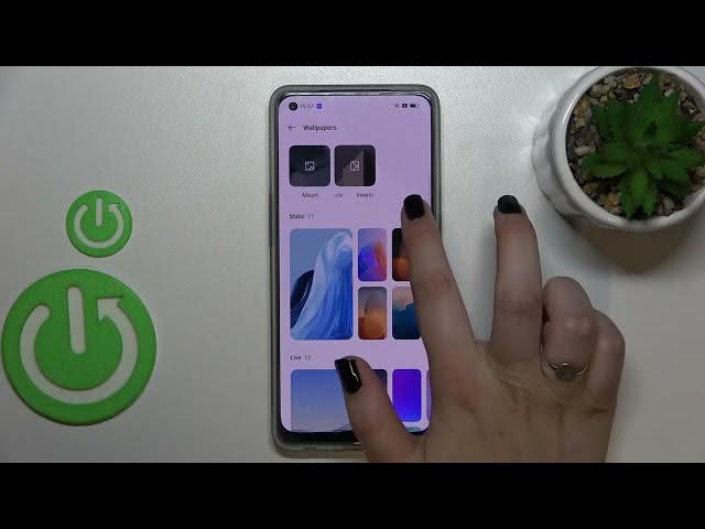 Video thumbnail for OPPO Reno 7 Lite - How To Change Wallpaper